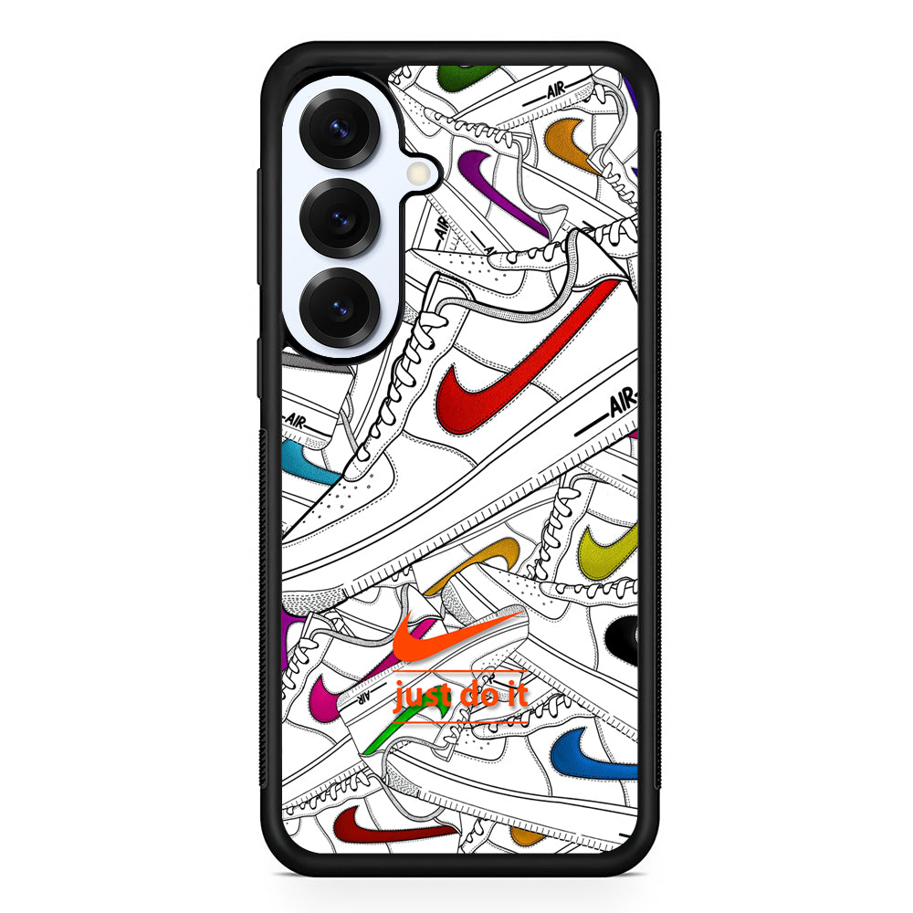 Nike Air White Shoes Pile Samsung Galaxy S25 Plus Case | Durable Samsung Galaxy S25 Plus Phone Case