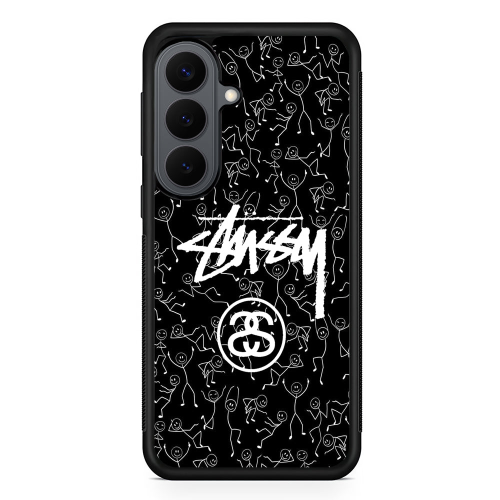 Stussy People Dancing Samsung Galaxy S26 Plus Case | Slim Rubber Case for Samsung Galaxy S26 Plus