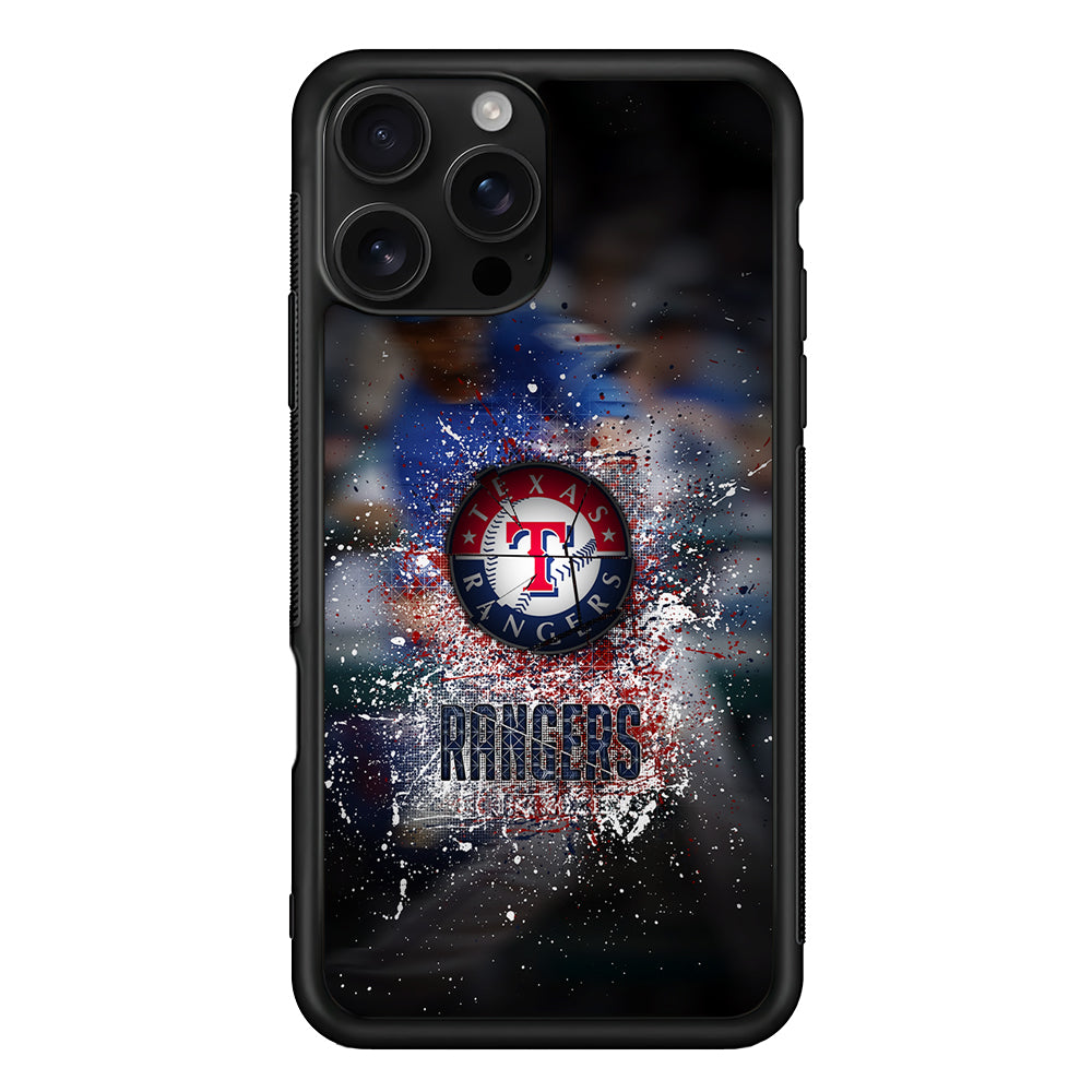 Texas Rangers Logo iPhone 16 Pro Case | Durable Protective Case for iPhone 16 Pro