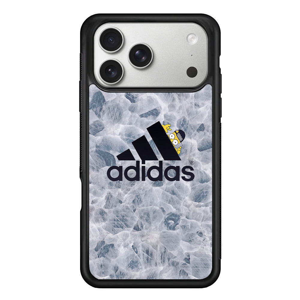 Adidas Logo with Simpson iPhone 17 Pro Case | Slim Protective Case for iPhone 17 Pro