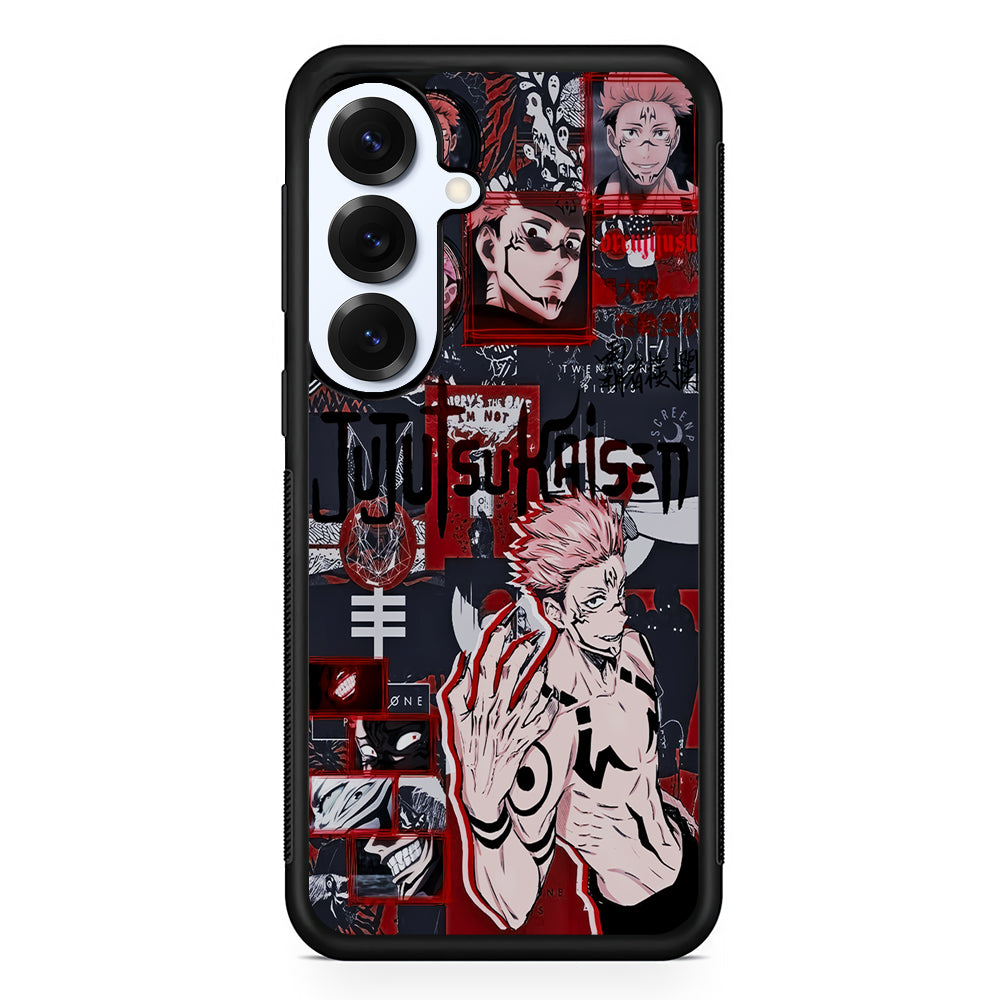 Sukuna Jujutsu Kaisen Aesthetic Samsung Galaxy S25 Plus Case | Slim Rubber Cover for Samsung Galaxy S25 Plus
