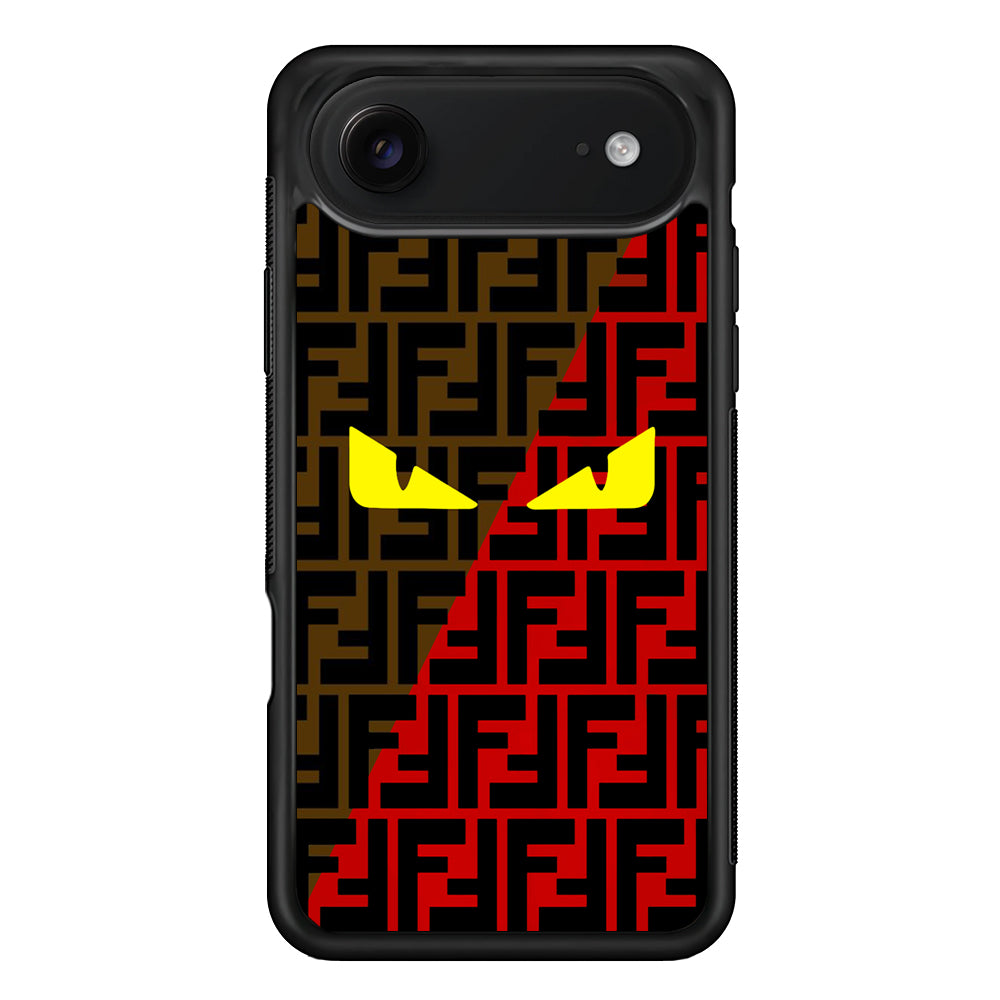 Fendi Choco Red iPhone 17 Air Case | Slim Rubber Case for iPhone 17 Air