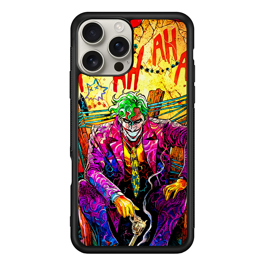 Joker Comics Colorful iPhone 16 Pro Max Case | Stylish Protective Case for iPhone 16 Pro Max