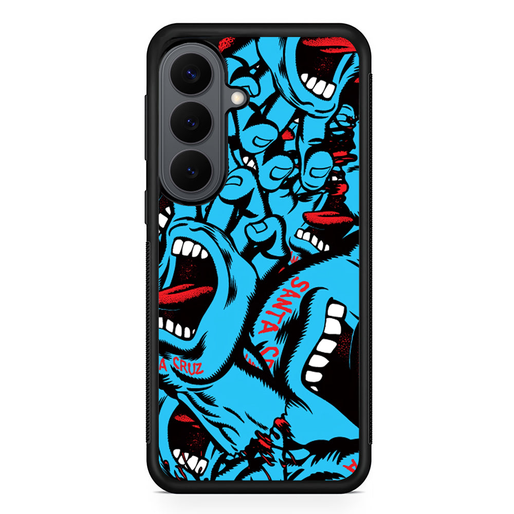 Santa Cruz Skateboard Pattern Samsung Galaxy S26 Plus Case | Slim Rubber Case for Samsung Galaxy S26 Plus