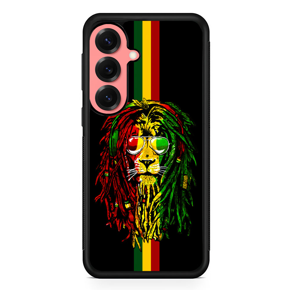 Reggae Lion Rasta Samsung Galaxy S25 Case | Protective Case for Samsung Galaxy S25