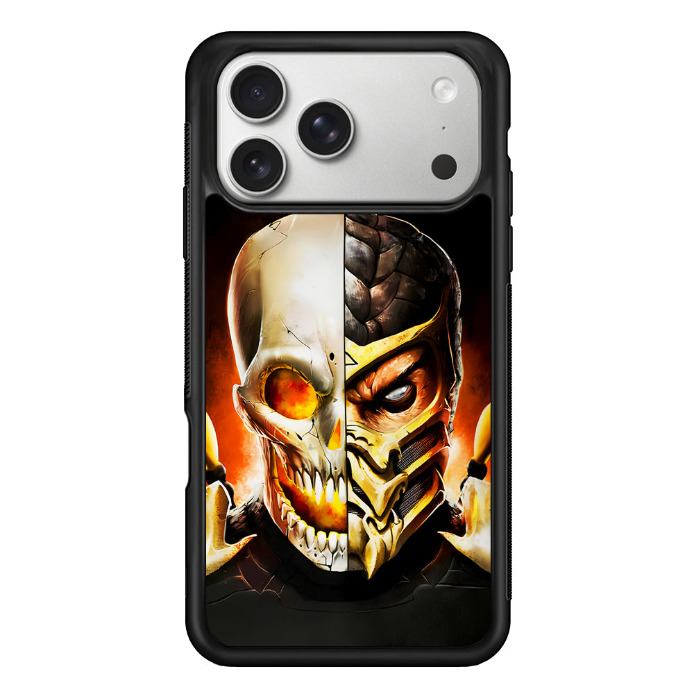 Scorpion Face Mortal Kombat iPhone 17 Pro Case | Slim Rubber Case for iPhone 17 Pro