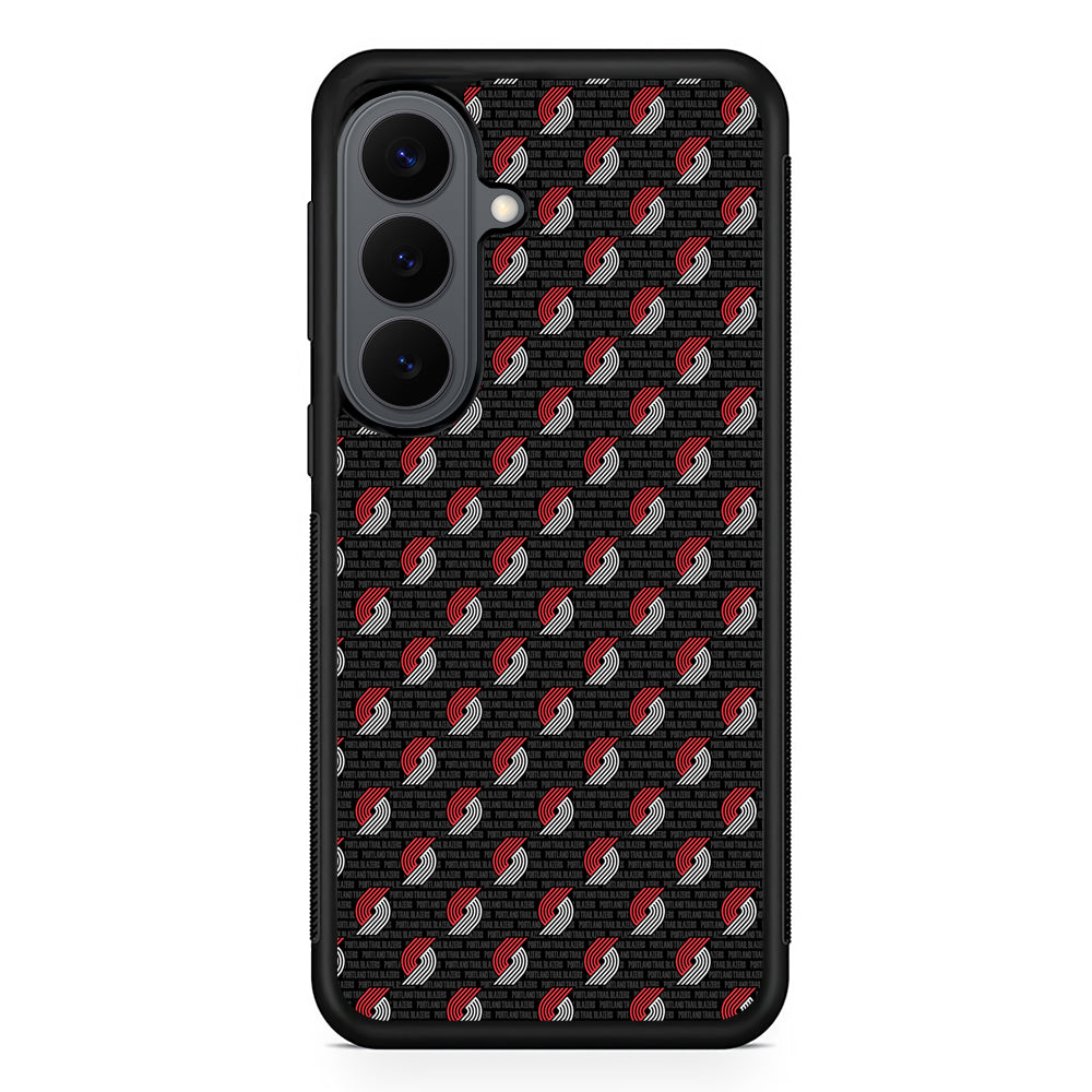 Portland Trail Blazers Pattern Samsung Galaxy S26 Plus Case | Slim Rubber Case for Samsung Galaxy S26 Plus