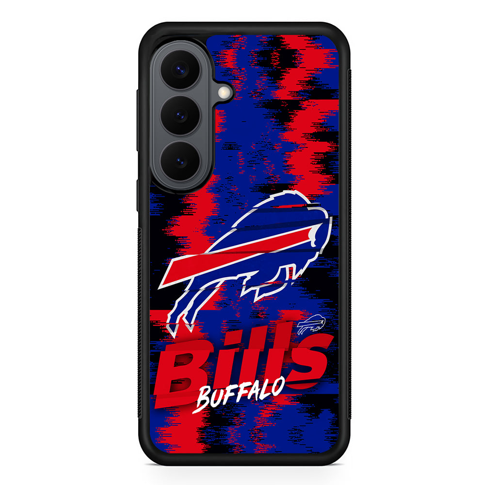 Buffalo Bills Abstract Color Samsung Galaxy S26 Plus Case | Slim Rubber Case for Samsung Galaxy S26 Plus