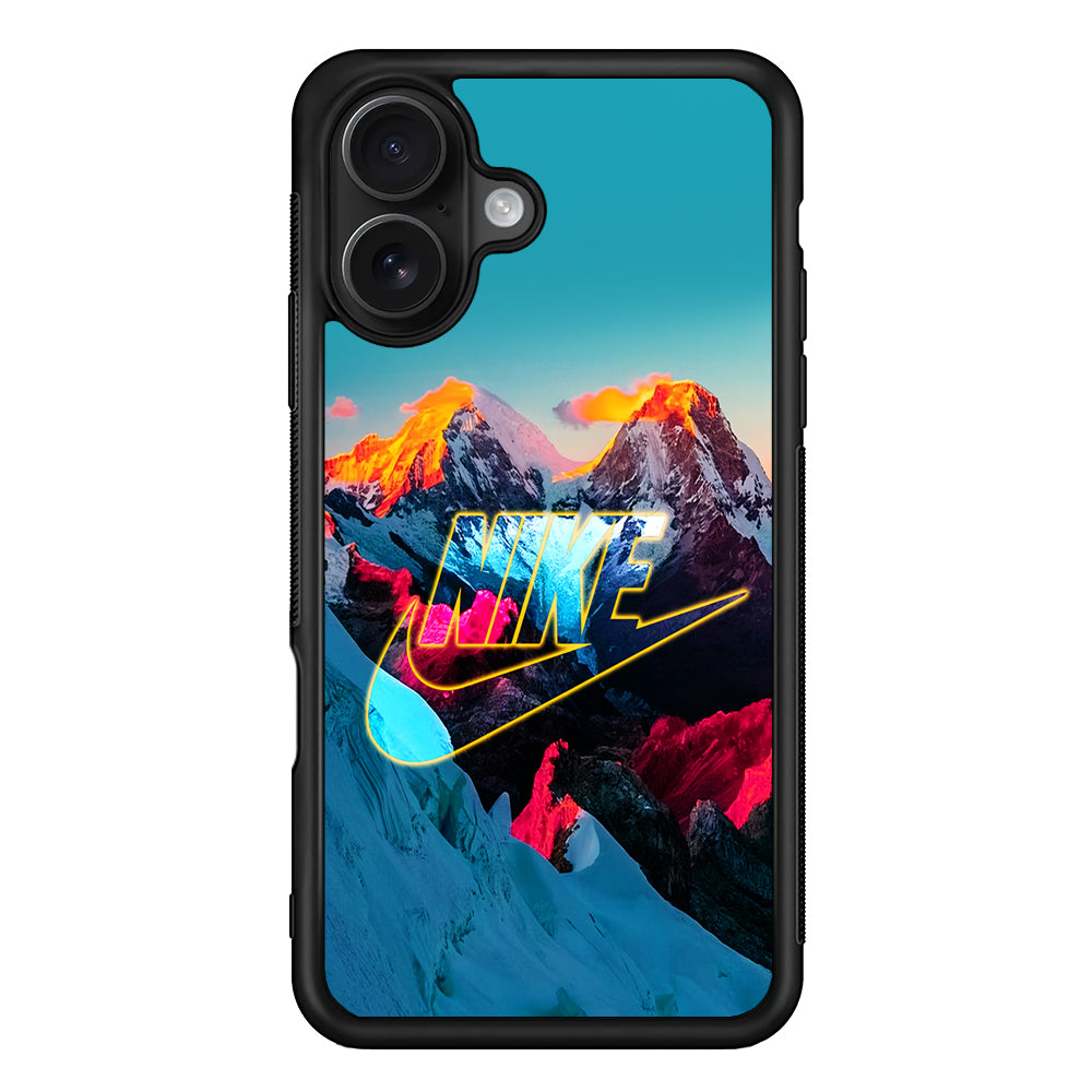 Nike Logo Iceberg iPhone 16 Case - Oxvistore