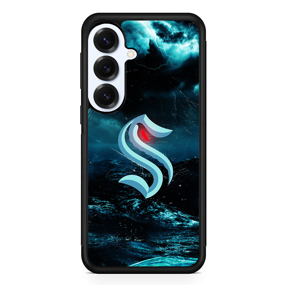 Seattle Kraken Storm Samsung Galaxy S25 Plus Case | Slim Rubber Cover for Samsung Galaxy S25 Plus
