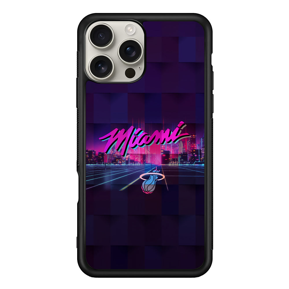 Miami Heat Logo iPhone 16 Pro Max Case | Stylish Protective Case for iPhone 16 Pro Max