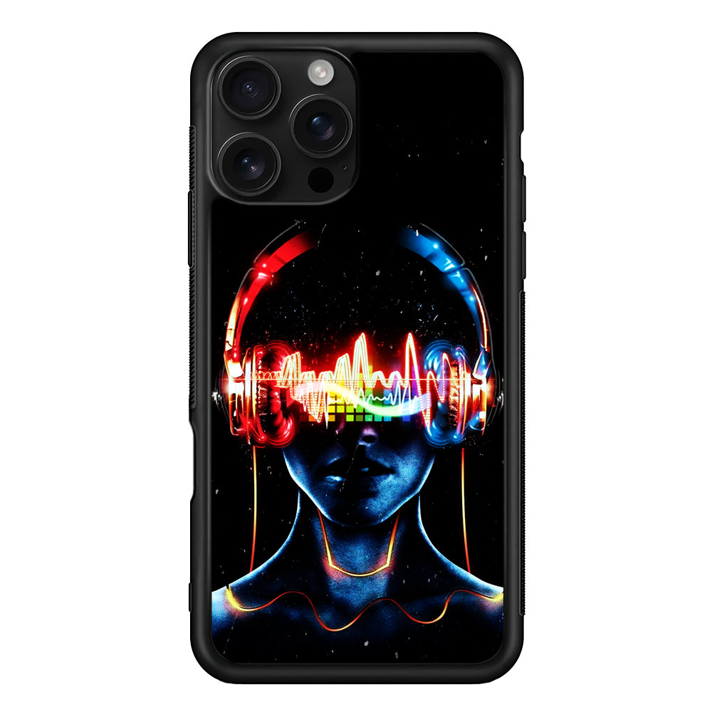 DJ Women Digital Music Art iPhone 16 Pro Case | Durable Protective Case for iPhone 16 Pro