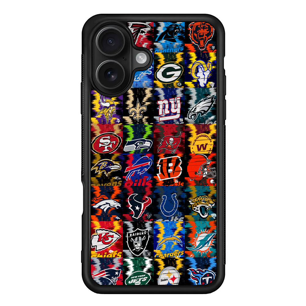 NFL Teams Collection iPhone 16 Case - Oxvistore