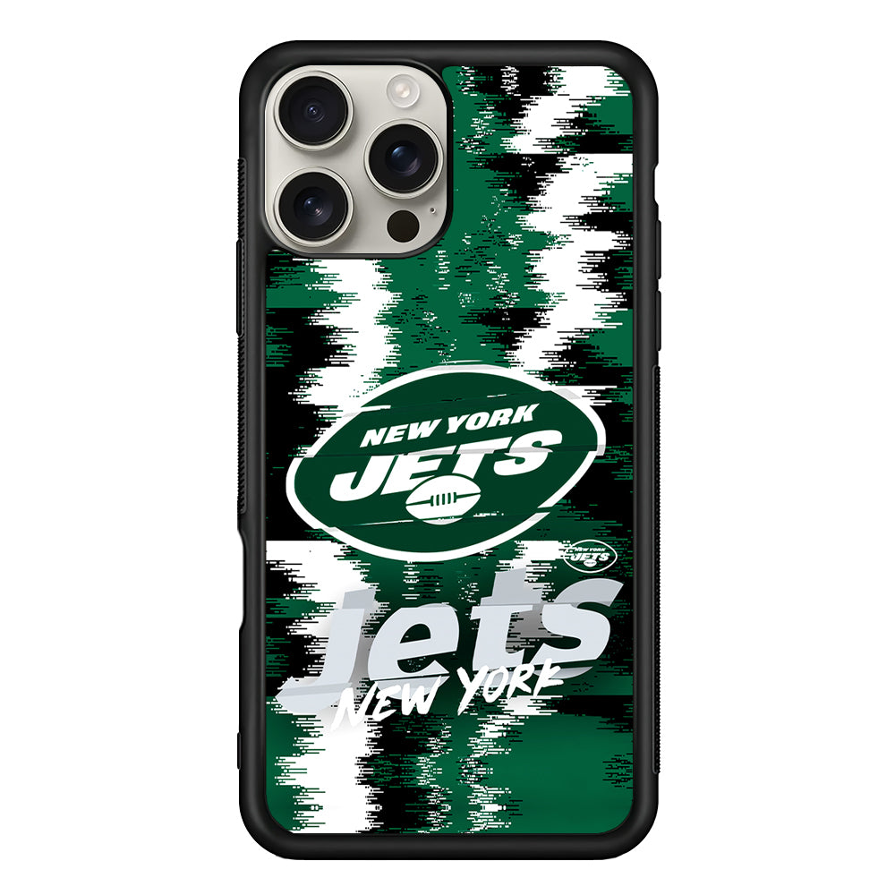 New York Jets Abstract Color iPhone 16 Pro Max Case | Stylish Protective Case for iPhone 16 Pro Max