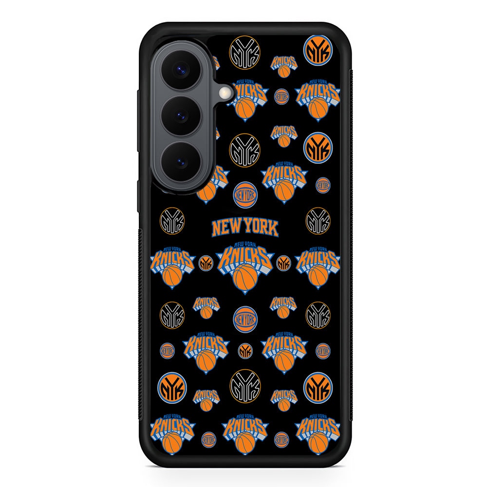New York Knicks Pattern Samsung Galaxy S26 Plus Case | Slim Rubber Case for Samsung Galaxy S26 Plus