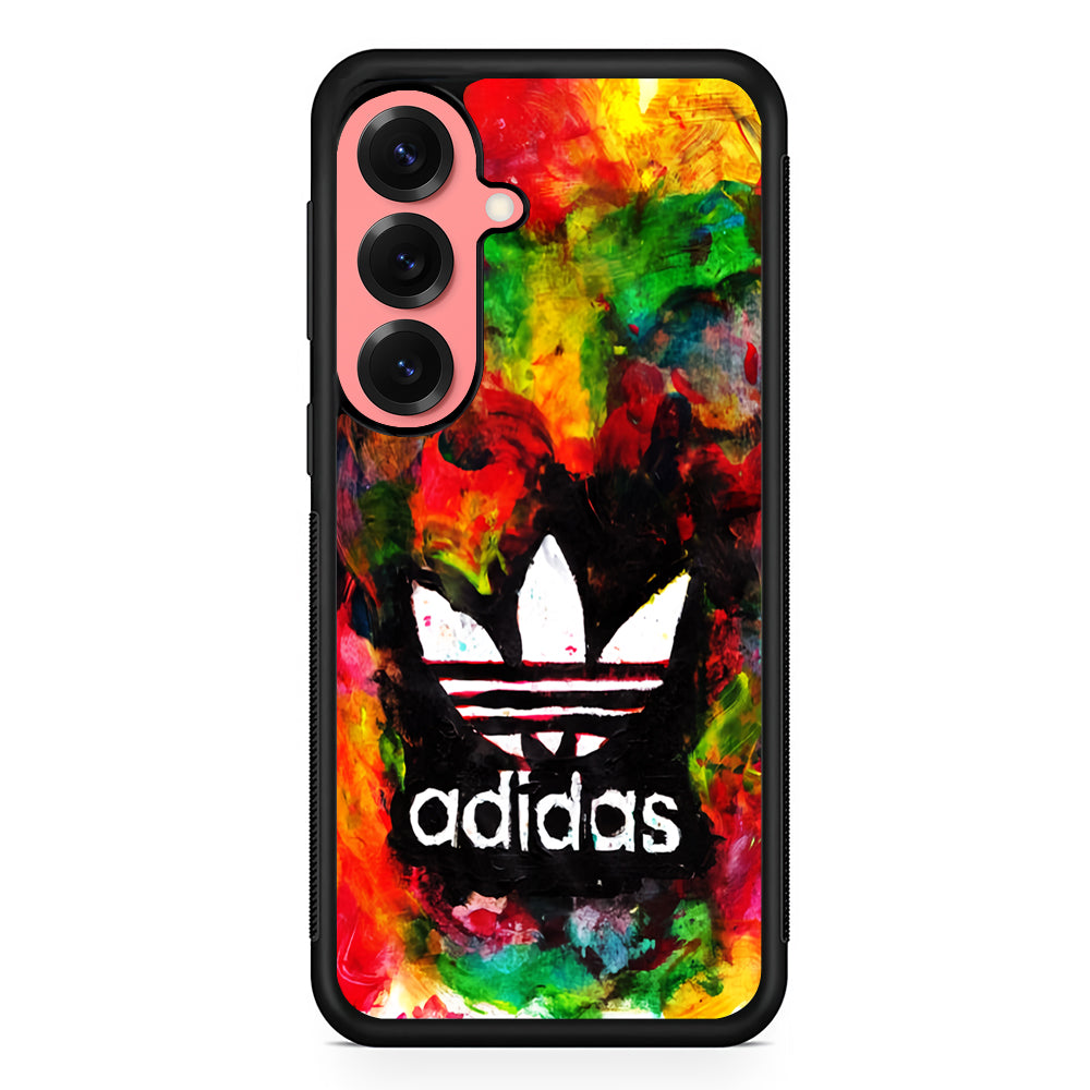Adidas Logo Colorful Painting Samsung Galaxy S25 Case | Slim Protective Cover for Samsung Galaxy S25