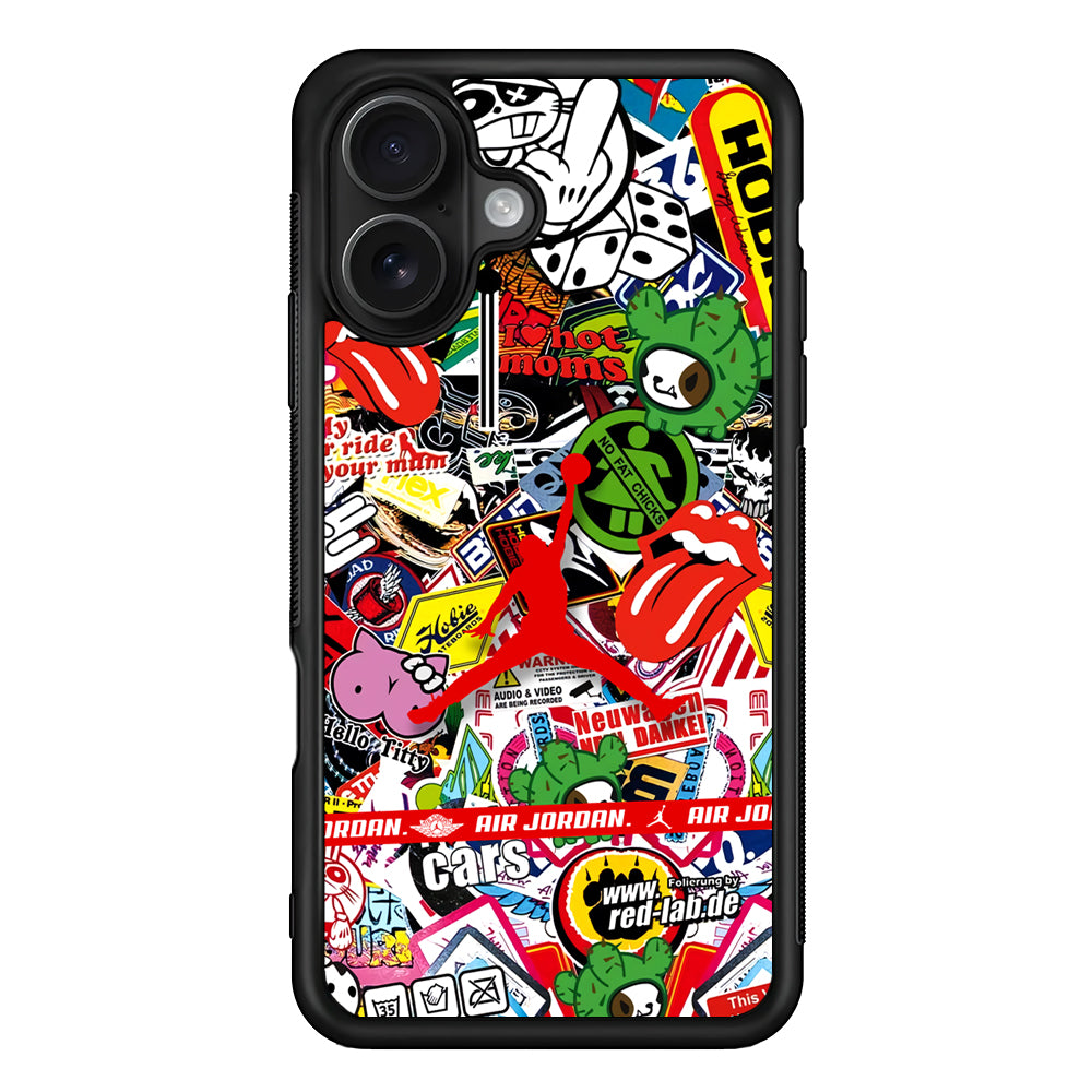 Air Jordan Mix Squad iPhone 16 Case - Oxvistore