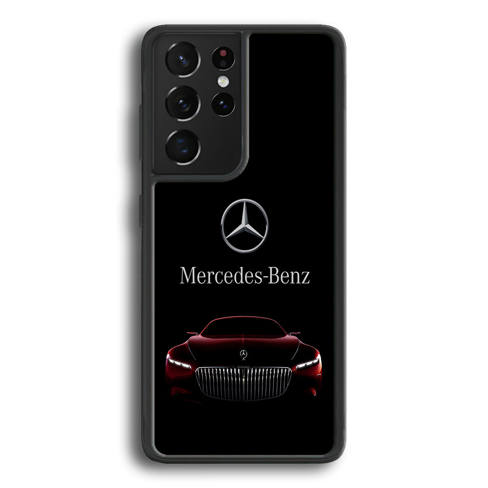 Mercedes-Benz Red Dark Aesthetic Samsung Galaxy S23 Ultra Case | Slim Rubber Case for Samsung Galaxy S23 Ultra