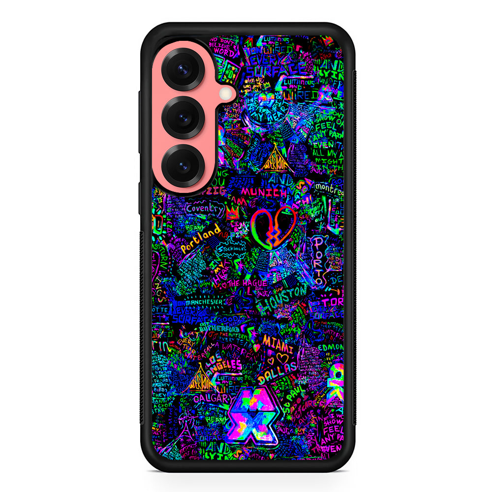 Mylo Xyloto Coldplay Graffiti Samsung Galaxy S25 Case | Protective Case for Samsung Galaxy S25