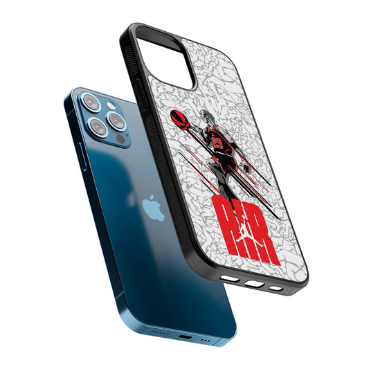 Air Jordan The Jumpingman 2D Rubber Phone Case | Slim Protective Phone Case