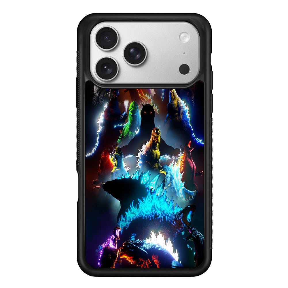 Godzilla Through The Years iPhone 17 Pro Case | Slim Rubber Case for iPhone 17 Pro