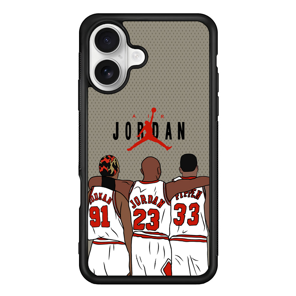 Air Jordan Story of Comrade iPhone 16 Plus Case – Slim Fit Protective Phone Case