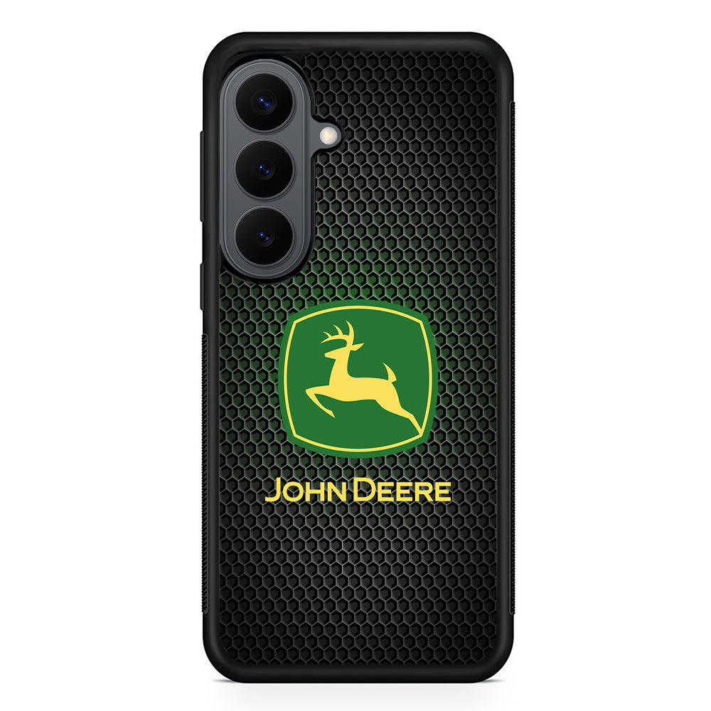 John Deere Fiber Illusion Samsung Galaxy S26 Plus Case | Slim Rubber Case for Samsung Galaxy S26 Plus