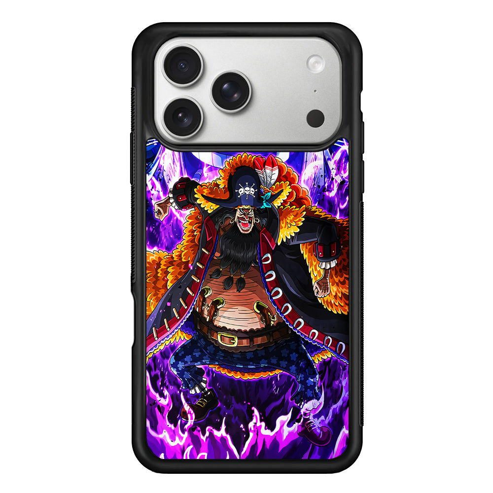 Blackbeard Marshall D Teach One Piece iPhone 17 Pro Case | Slim Rubber Case for iPhone 17 Pro