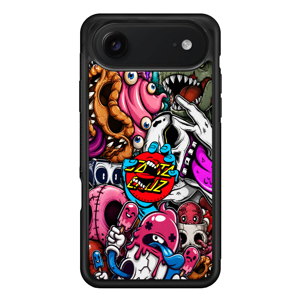 Santa Cruz Skateboard Nightmare iPhone 17 Air Case | Slim Rubber Case for iPhone 17 Air
