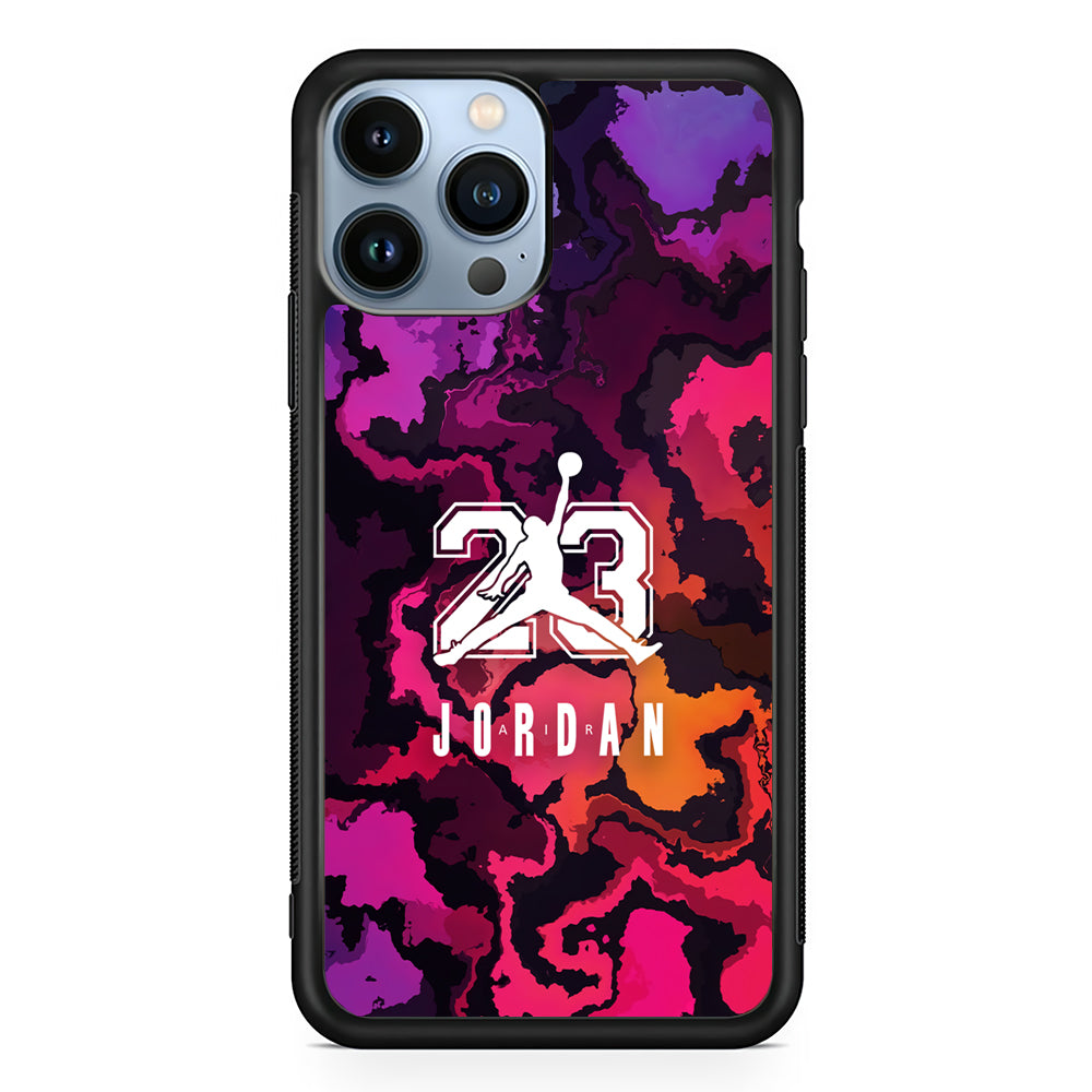 Air Jordan Colorful Smoke 2D Rubber Phone Case | Slim Protective Phone Case