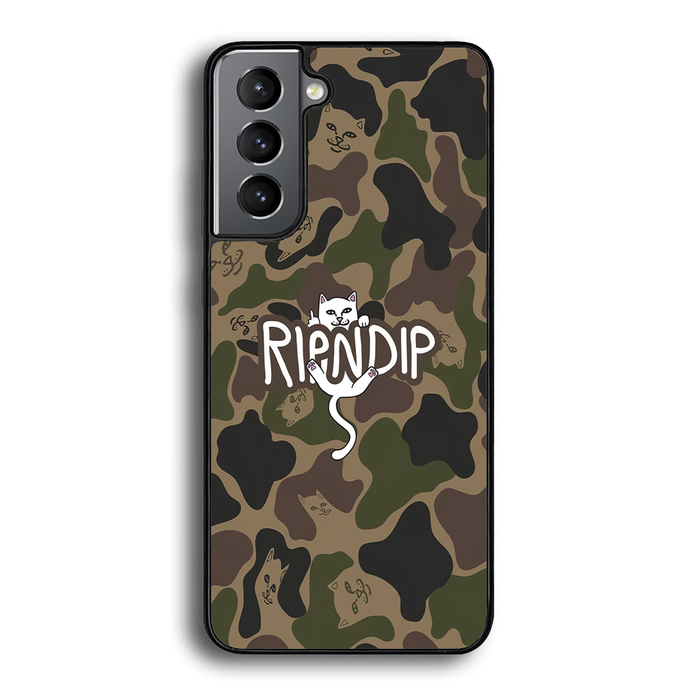 Rip N Dip Green Camo Samsung Galaxy S24 Plus Case | Slim Rubber Case for Samsung Galaxy S24 Plus