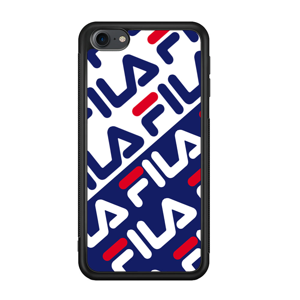 Fila Patern in Slope iPod Touch 6 Case | Slim Rubber Case for iPod Touch 6
