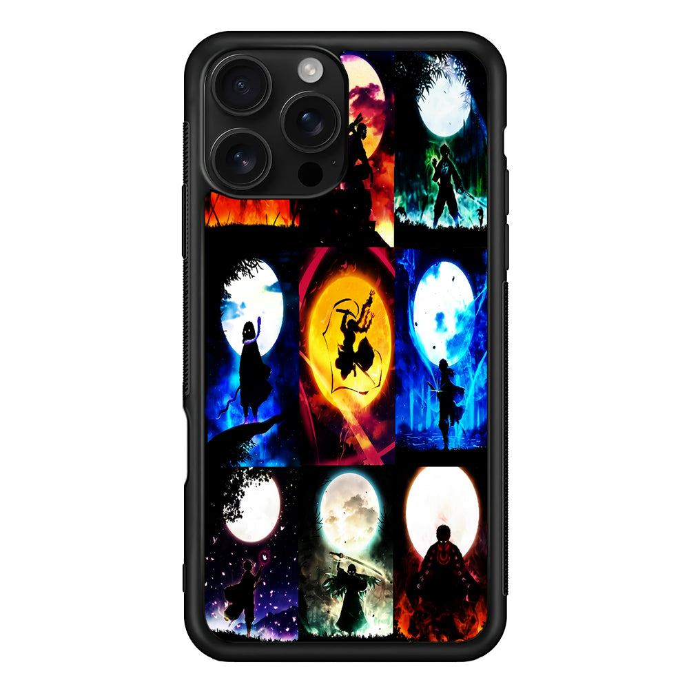 Demon Slayer Character Collage iPhone 16 Pro Case | Durable Protective Case for iPhone 16 Pro
