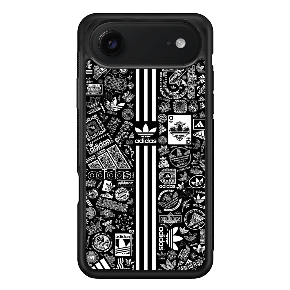 Adidas Collection Black White iPhone 17 Air Case | Protective Case for iPhone 17 Air