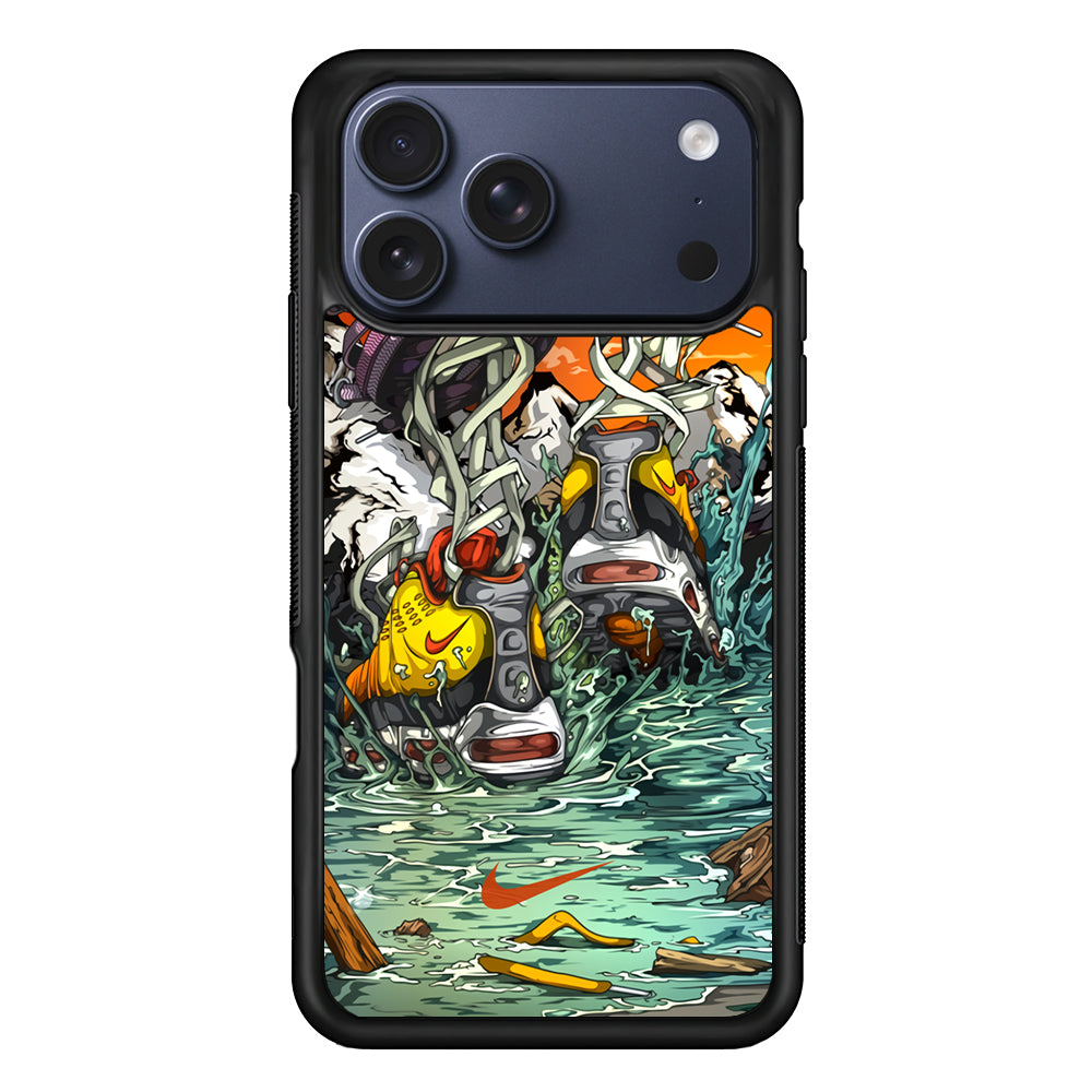 Nike Form of Art Noise iPhone 17 Pro Max Case | Durable Rubber Case for iPhone 17 Pro Max