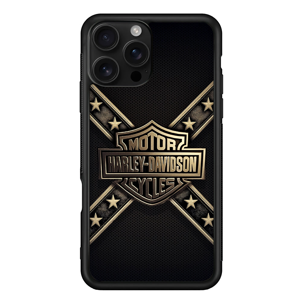 Army Star Harley Davidson iPhone 16 Pro Case - Stylish Protective Cover for iPhone 16 Pro