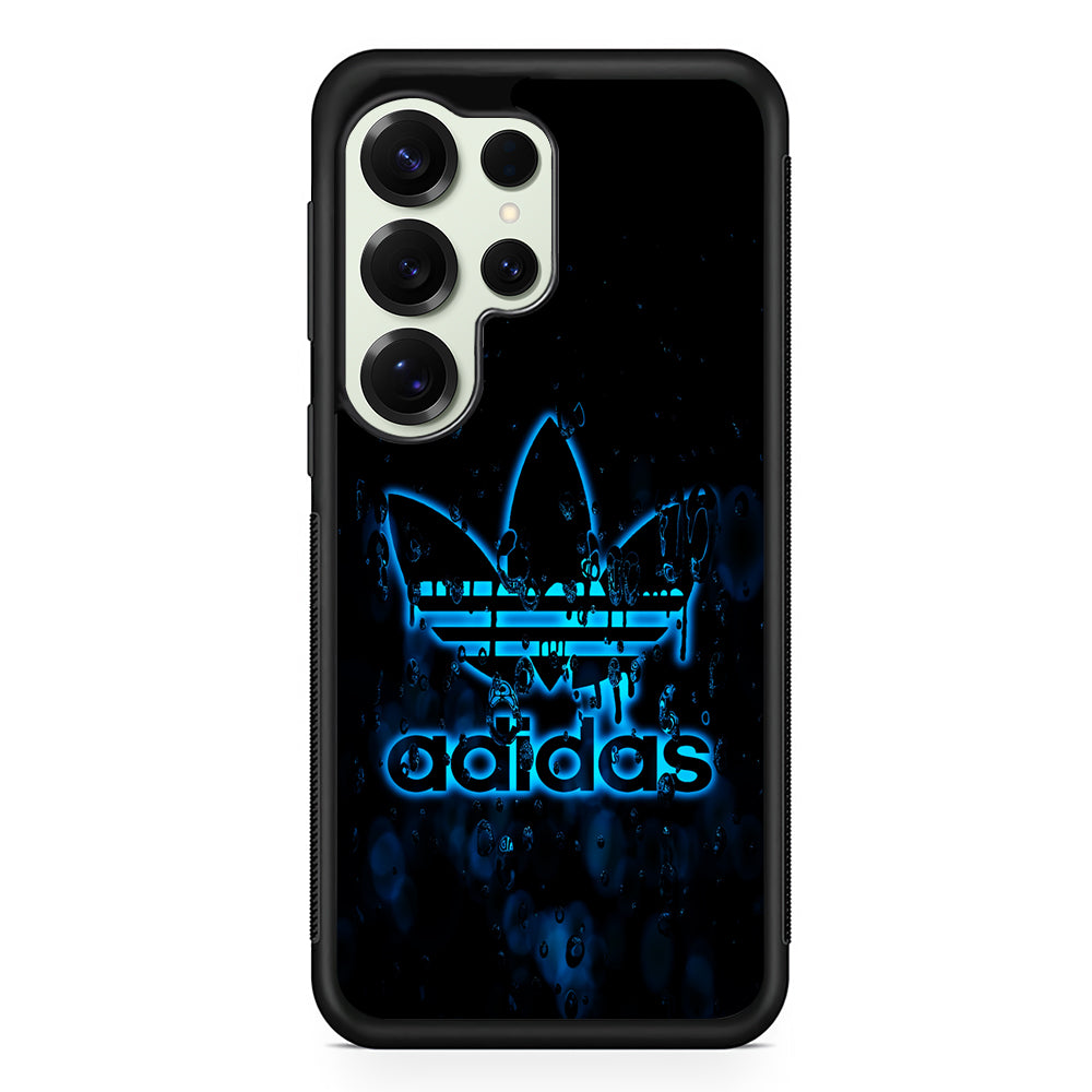 Adidas Logo Alien Blue Samsung Galaxy S25 Ultra Case | Durable Rubber Case for Samsung Galaxy S25 Ultra