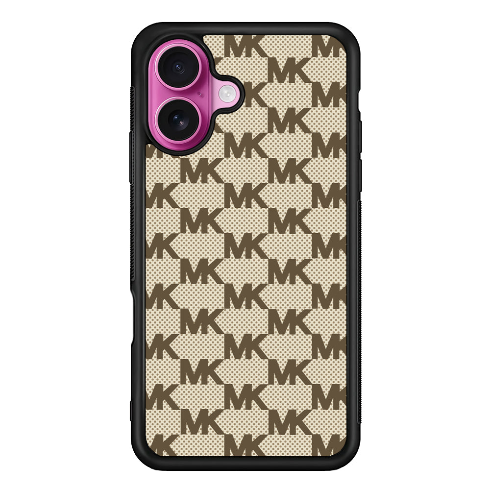 Michael Kors Polka Dot Backdrop iPhone 17 Case | Slim Rubber Case for iPhone 17