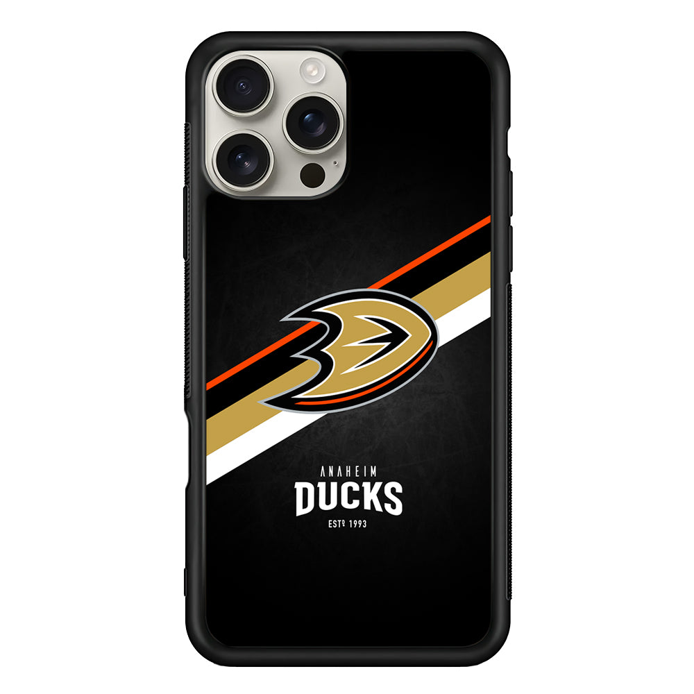 Anaheim Ducks Logo iPhone 16 Pro Max Case | Stylish Protective Case for iPhone 16 Pro Max