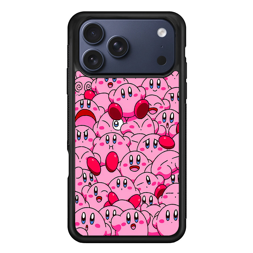 Cute Kirby Pink Aesthetic iPhone 17 Pro Max Case | Slim Protective Cover for iPhone 17 Pro Max