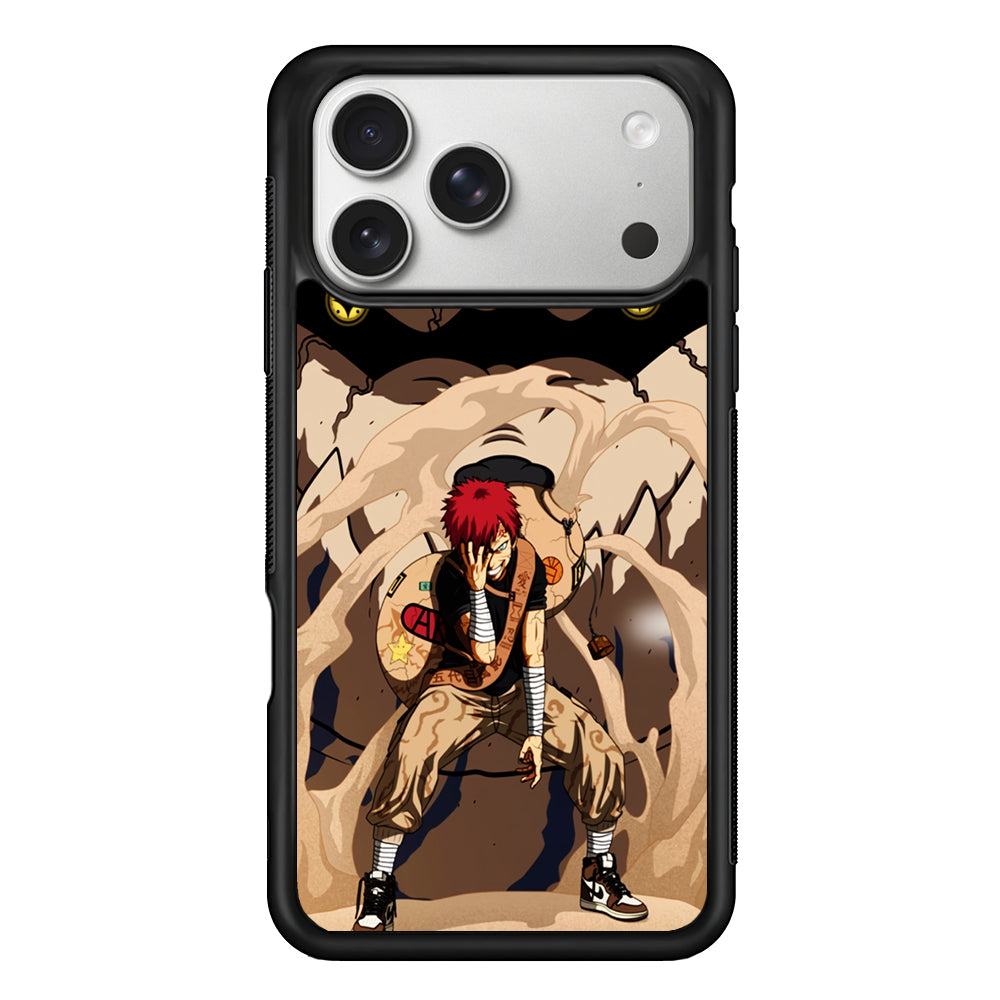 Naruto Gaara Of The Sand iPhone 17 Pro Case | Slim Rubber Case for iPhone 17 Pro
