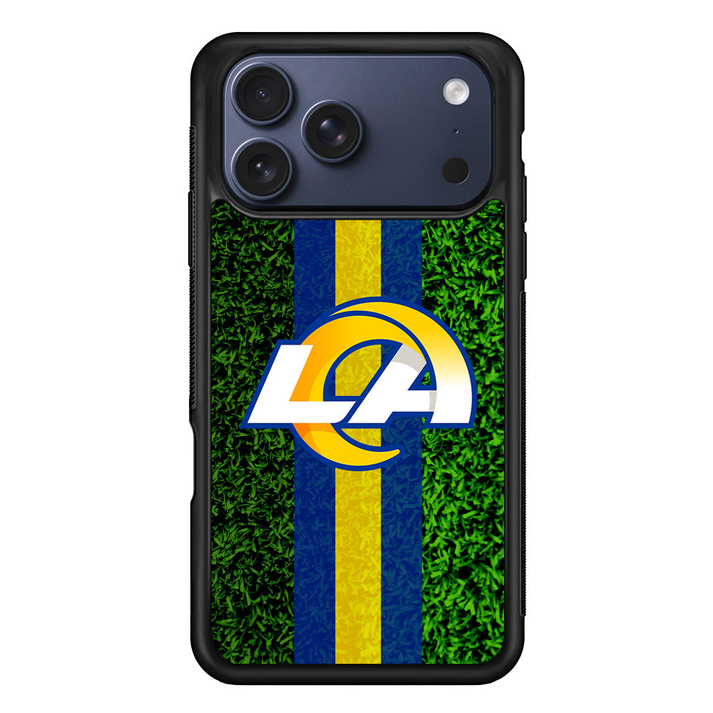 Los Angeles Rams Grassy iPhone 17 Pro Max Case | Slim Protective Cover for iPhone 17 Pro Max