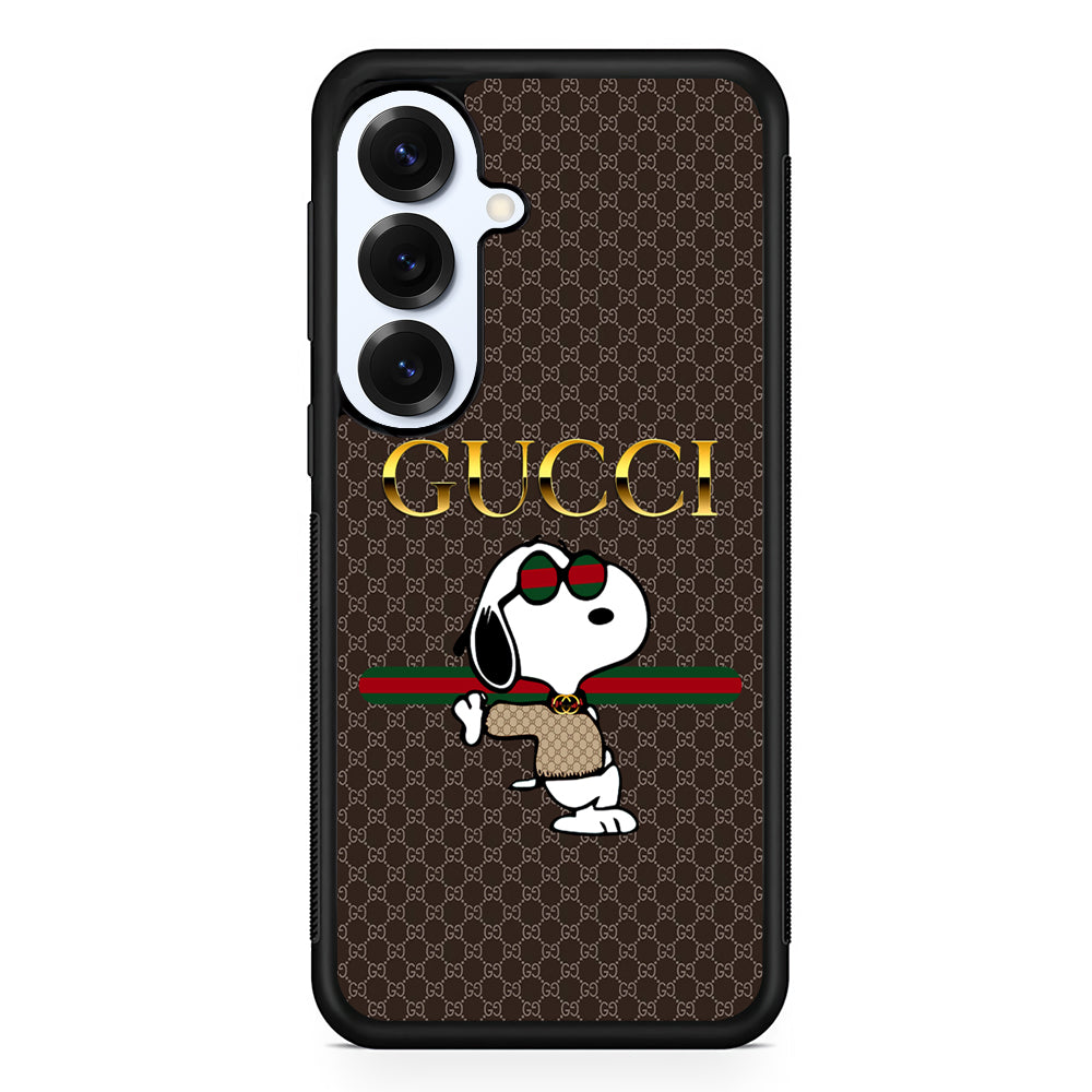 Gucci Snoopy Dope Samsung Galaxy S25 Plus Case | Slim Rubber Case for Samsung Galaxy S25 Plus