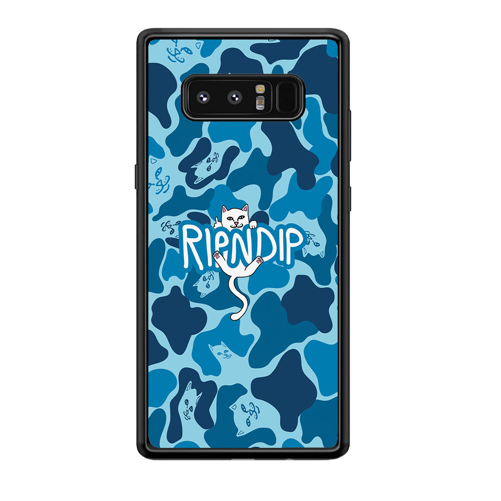 Rip N Dip Blue Camo Samsung Galaxy Note 8 Case | Slim Rubber Case for Samsung Galaxy Note 8