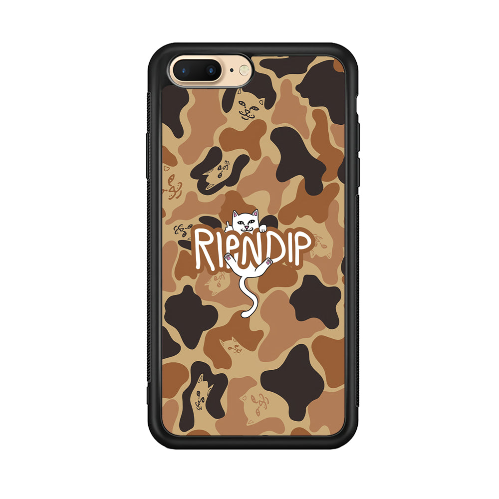 Rip N Dip Brown Camo iPhone 8 Plus Case | Slim Rubber Case for iPhone 8 Plus