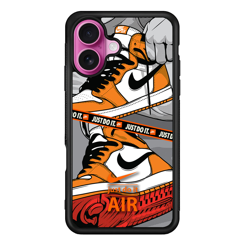Nike Close Up The Sneaker iPhone 17 Case - Slim Rubber Case for iPhone 17