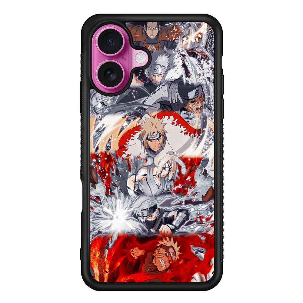 Powerful Techniques Seven Naruto Hokage iPhone 17 Case | Slim Protective Rubber Phone Cover
