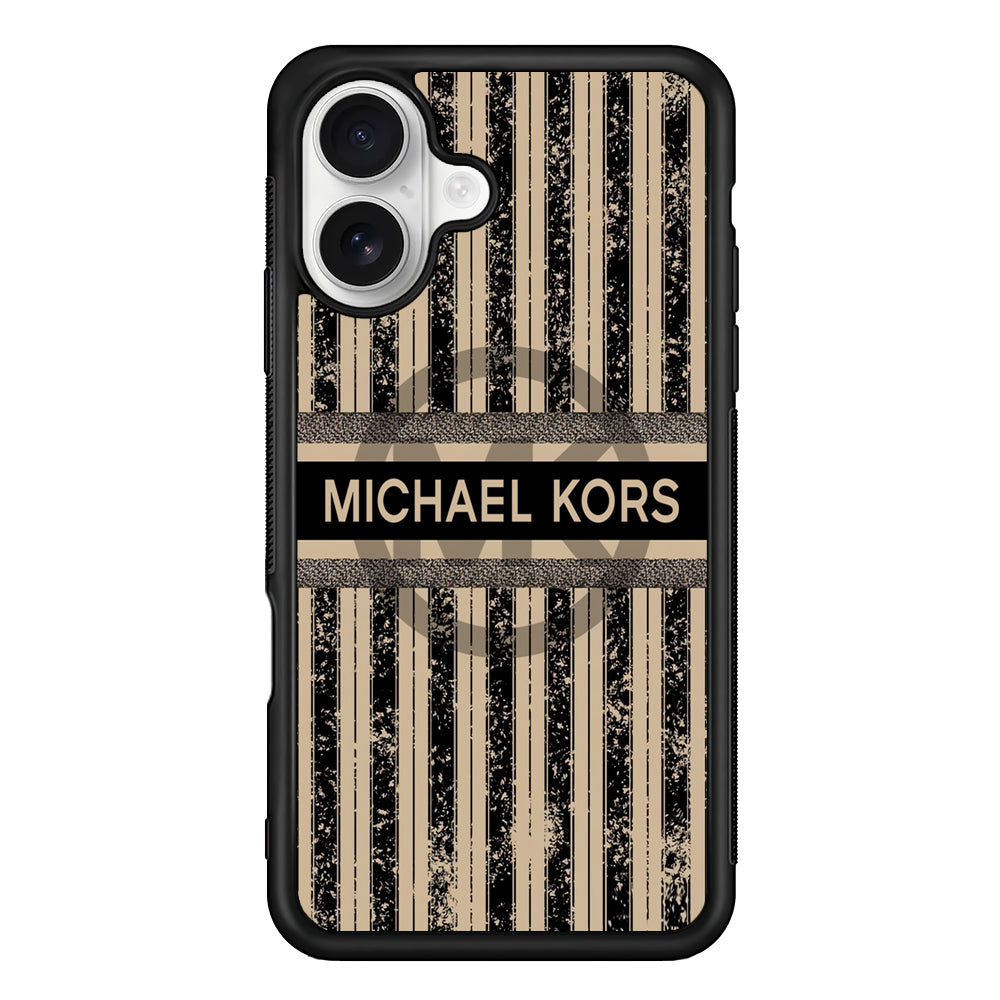 Michael Kors Luxury Art iPhone 16 Plus Case | Slim Rubber Case for iPhone 16 Plus