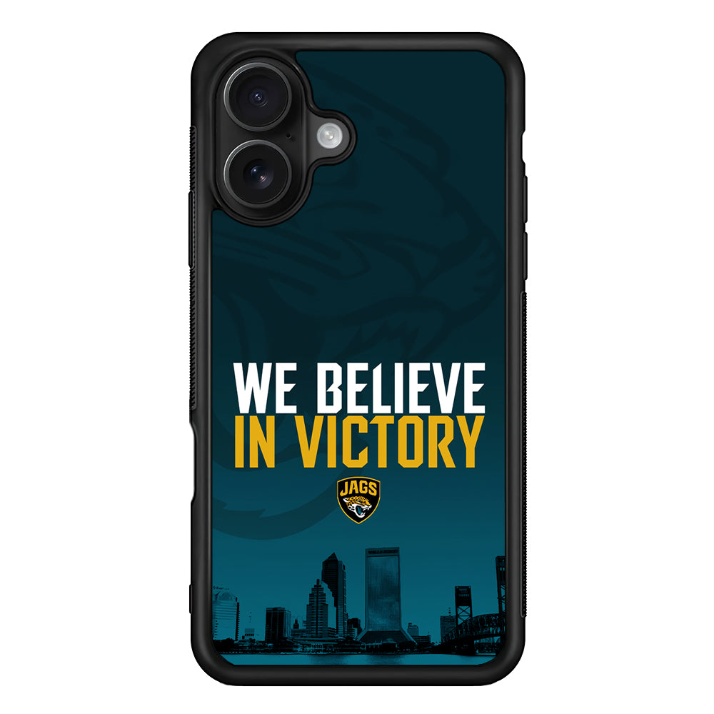 Jacksonville Jaguars Victory iPhone 16 Case - Oxvistore