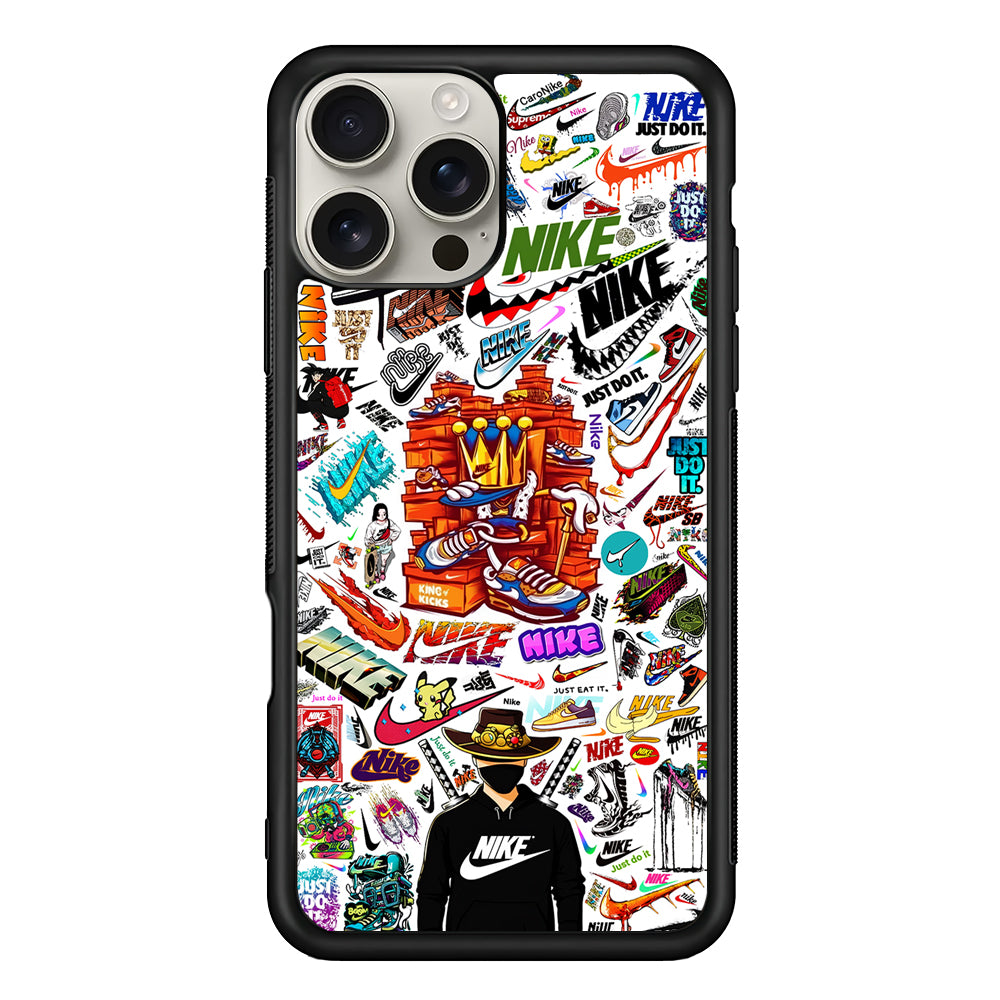 Cool King Nike Logo iPhone 16 Pro Max Case | Durable Everyday Protective Cover